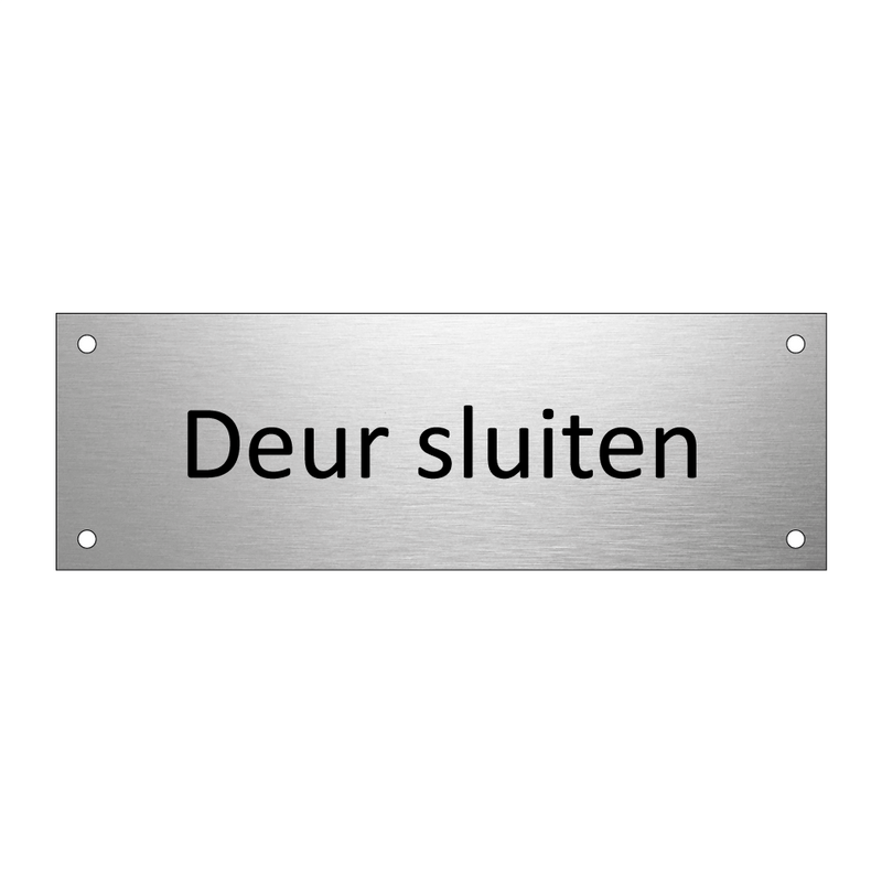 Deur sluiten & Deur sluiten & Deur sluiten