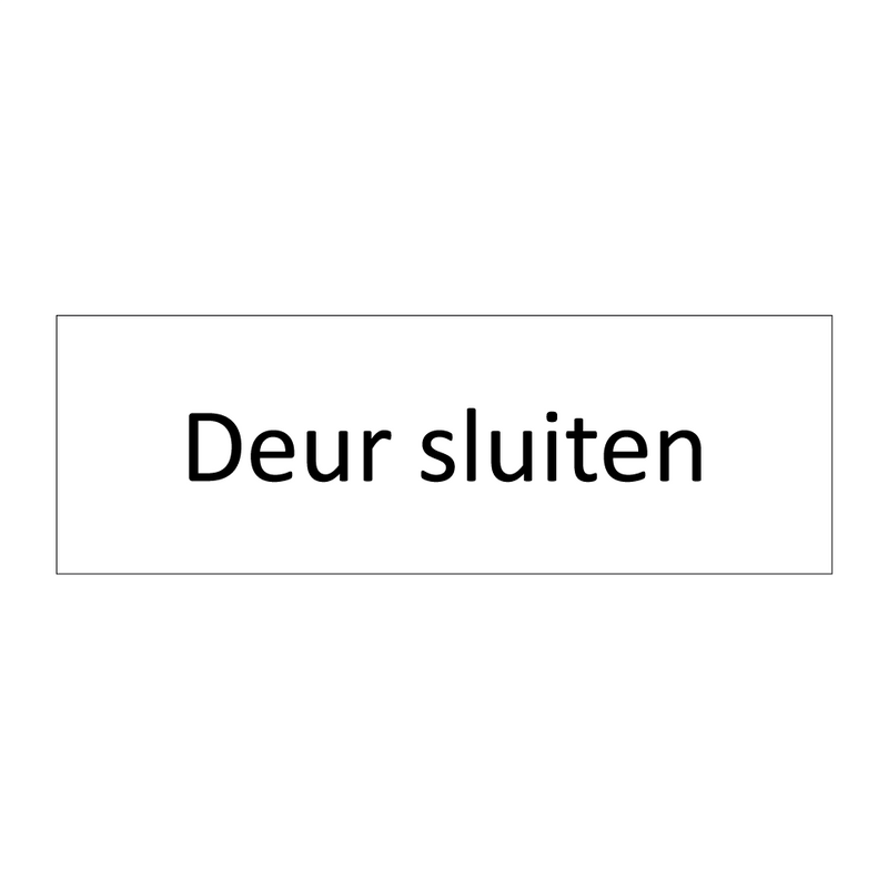 Deur sluiten & Deur sluiten & Deur sluiten & Deur sluiten & Deur sluiten & Deur sluiten