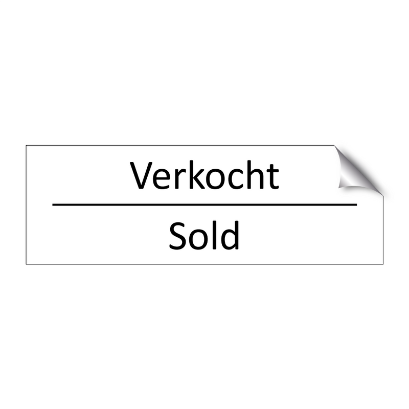 Verkocht - Sold & Verkocht - Sold & Verkocht - Sold