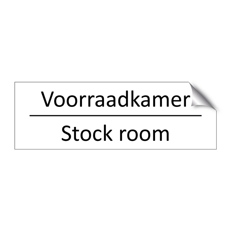 Voorraadkamer - Stock room & Voorraadkamer - Stock room & Voorraadkamer - Stock room