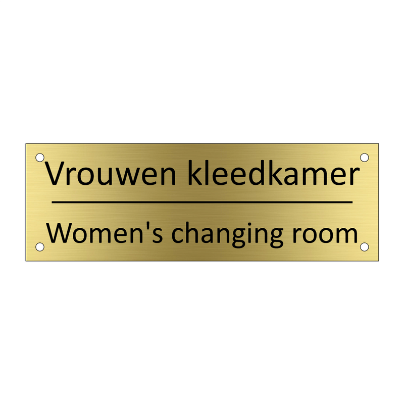 Vrouwen kleedkamer - Women's changing room & Vrouwen kleedkamer - Women's changing room