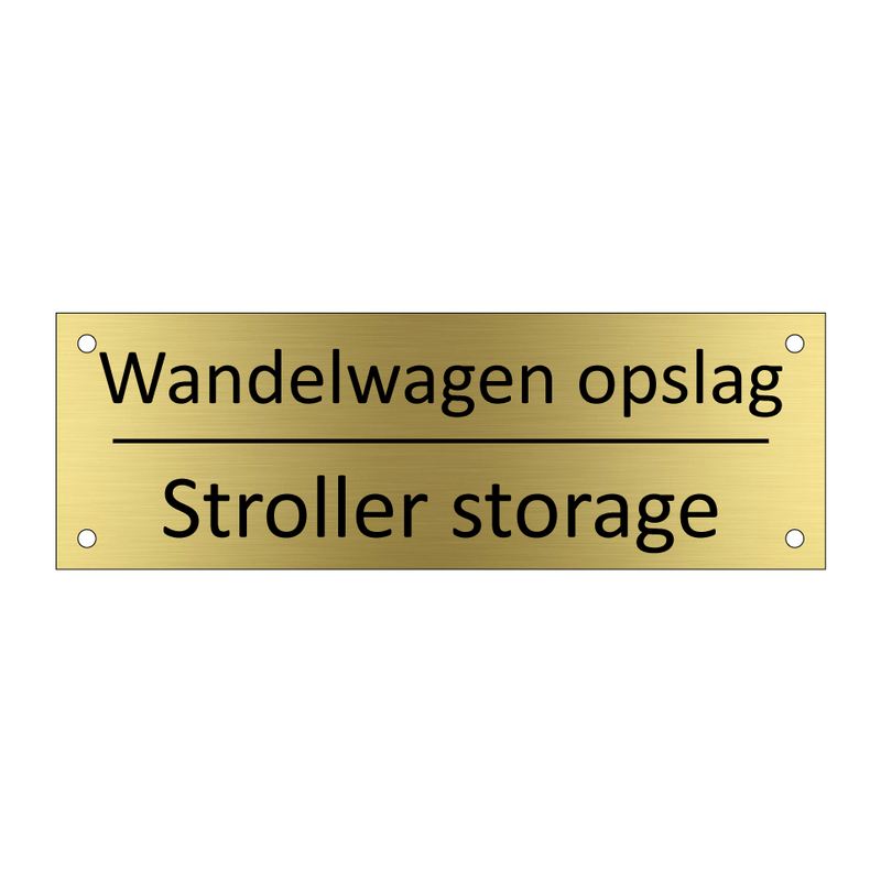 Wandelwagen opslag - Stroller storage & Wandelwagen opslag - Stroller storage