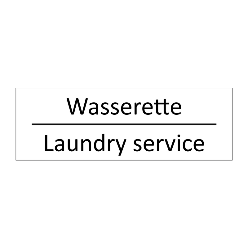 Wasserette - Laundry service & Wasserette - Laundry service & Wasserette - Laundry service