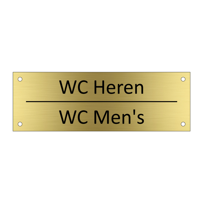 WC Heren - WC Men's & WC Heren - WC Men's & WC Heren - WC Men's