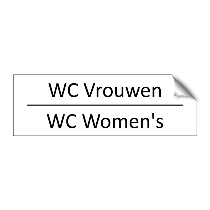 WC Vrouwen - WC Women's & WC Vrouwen - WC Women's & WC Vrouwen - WC Women's