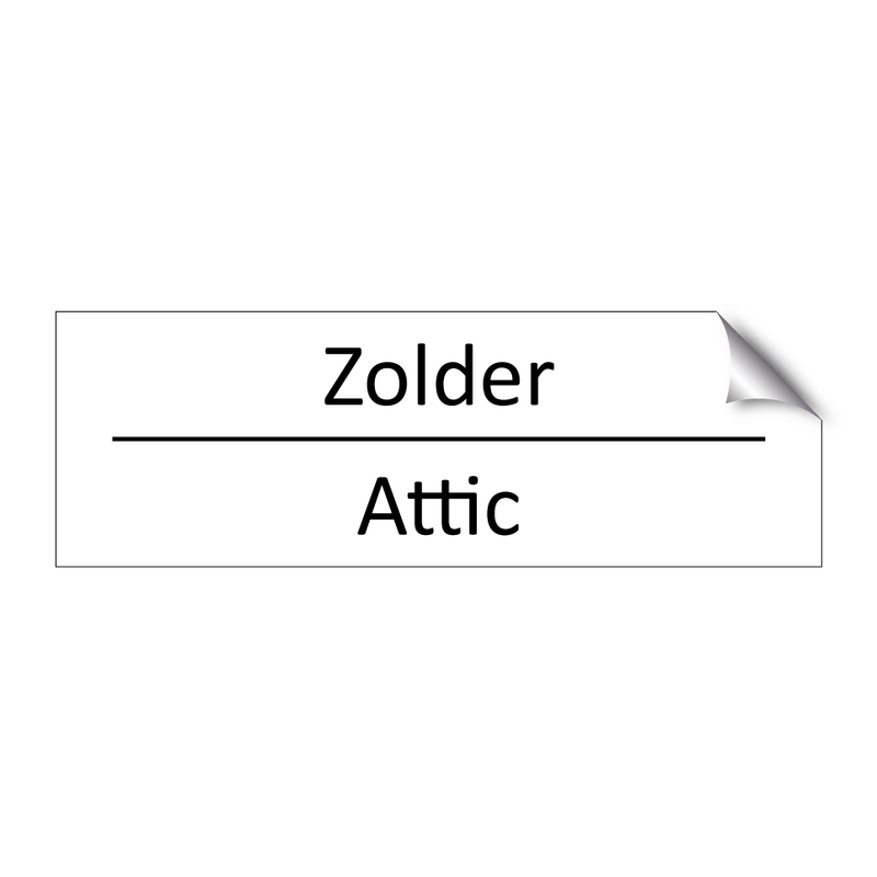 Zolder - Attic & Zolder - Attic & Zolder - Attic