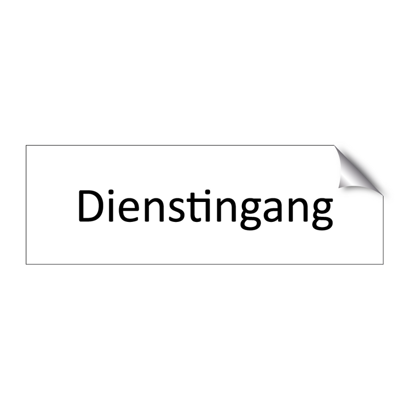 Dienstingang & Dienstingang & Dienstingang