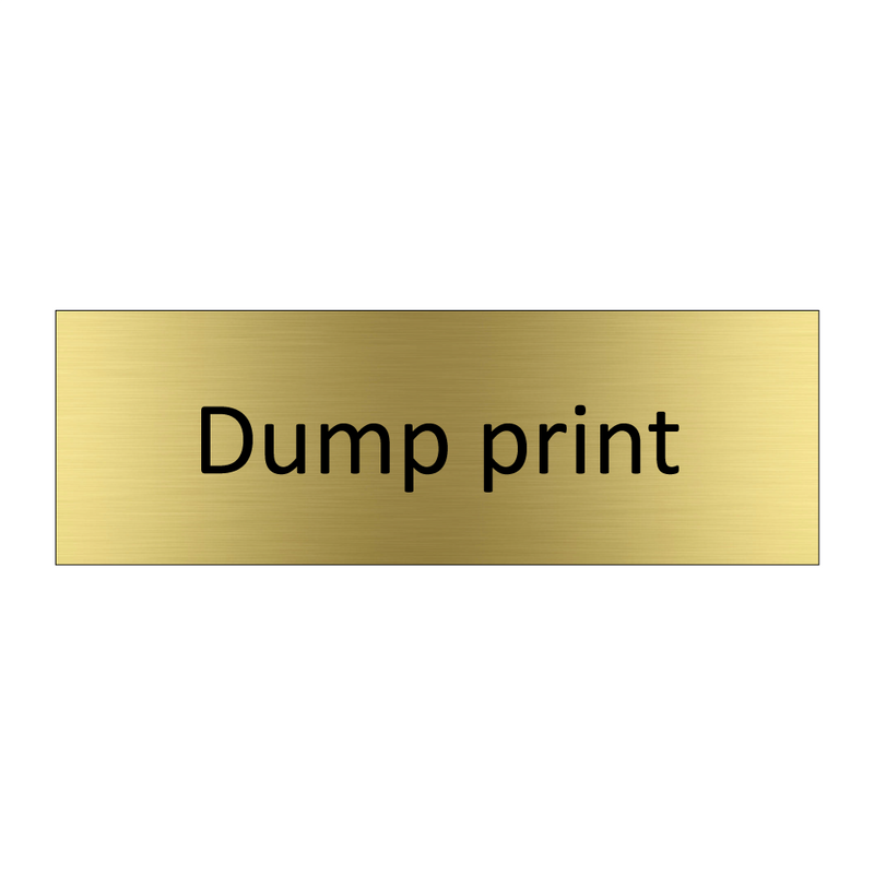 Dump print & Dump print & Dump print & Dump print & Dump print & Dump print