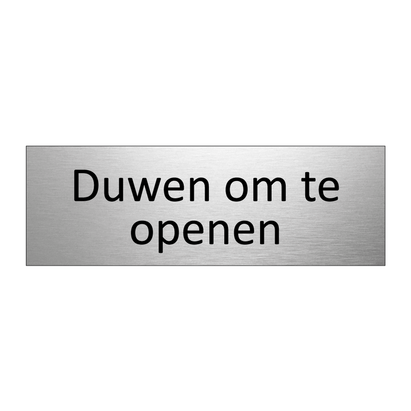 Duwen om te openen & Duwen om te openen & Duwen om te openen & Duwen om te openen