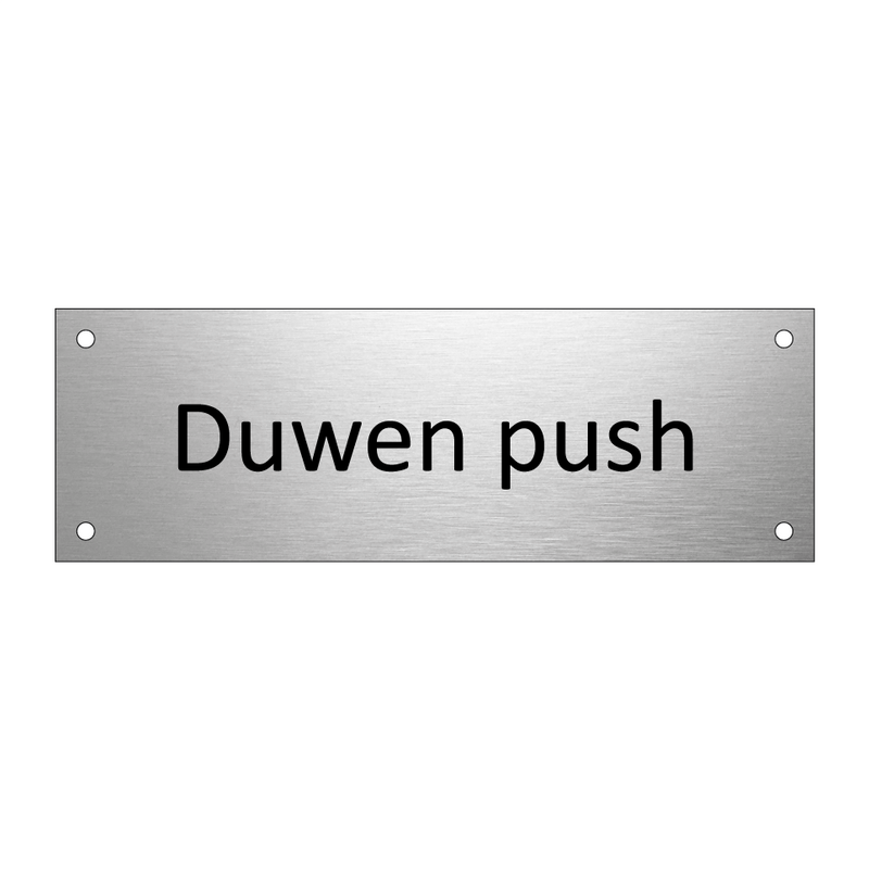 Duwen push & Duwen push & Duwen push