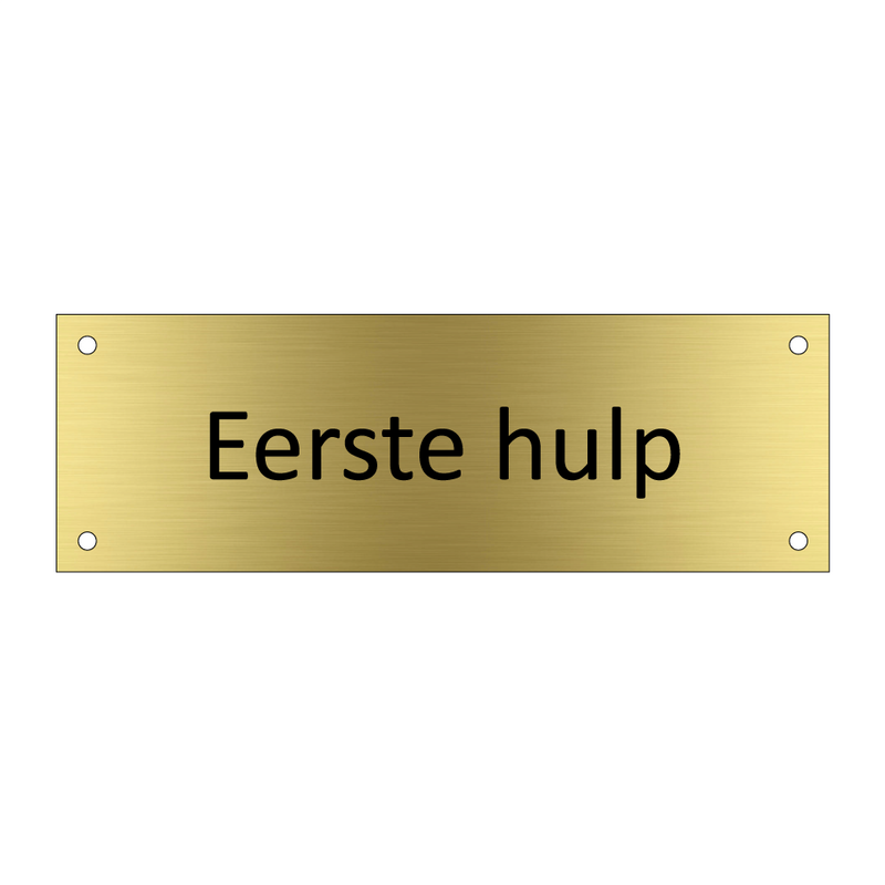 Eerste hulp & Eerste hulp & Eerste hulp