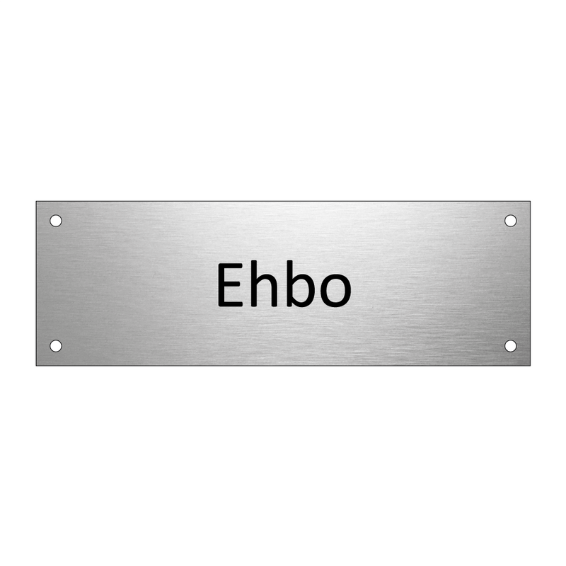 Ehbo & Ehbo & Ehbo