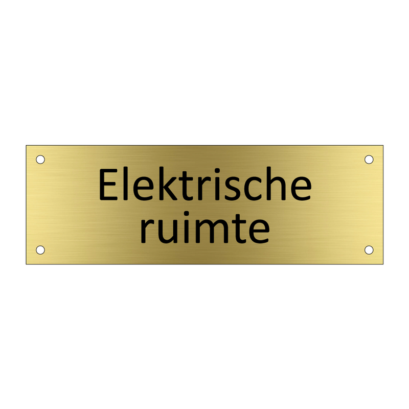 Elektrische ruimte & Elektrische ruimte & Elektrische ruimte