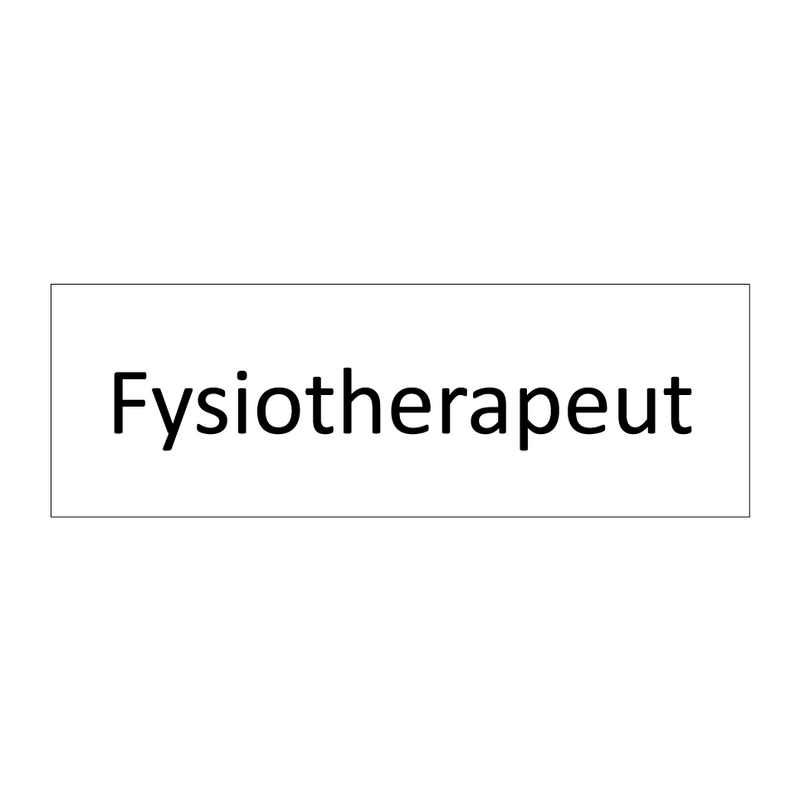 Fysiotherapeut & Fysiotherapeut & Fysiotherapeut & Fysiotherapeut & Fysiotherapeut & Fysiotherapeut