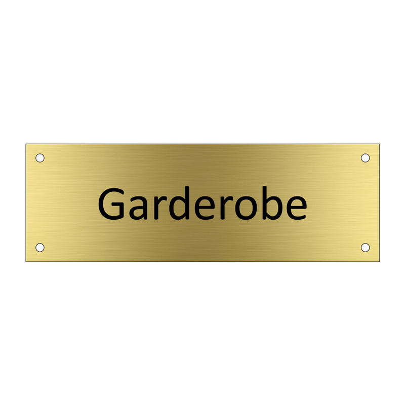 Garderobe & Garderobe & Garderobe