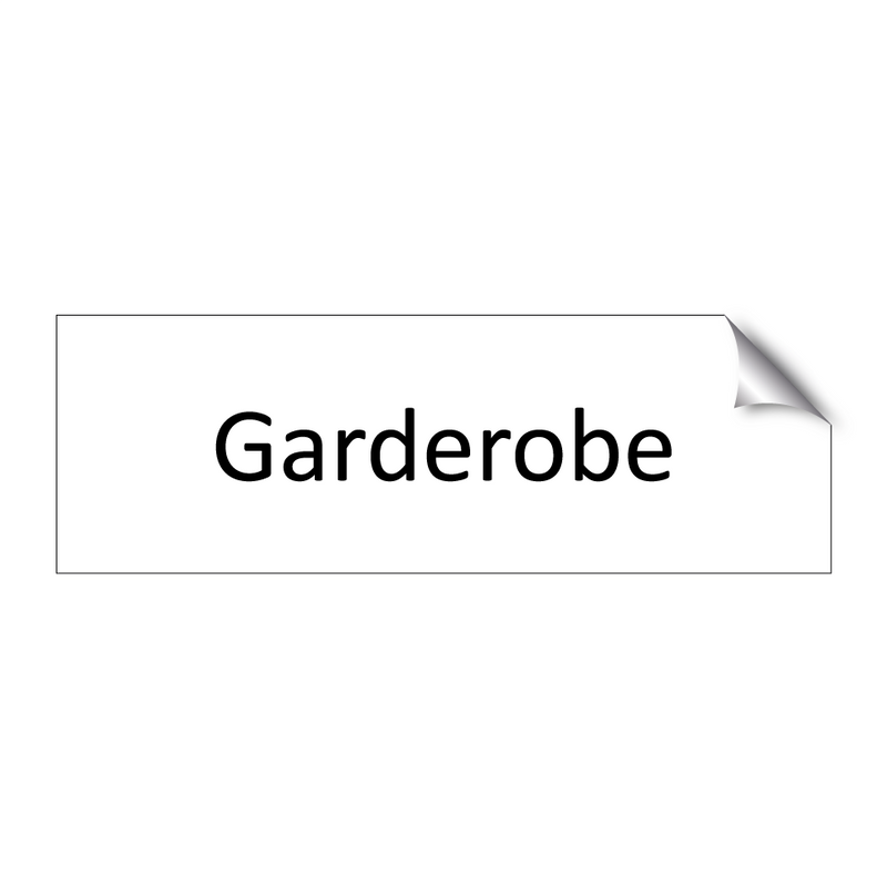 Garderobe & Garderobe & Garderobe