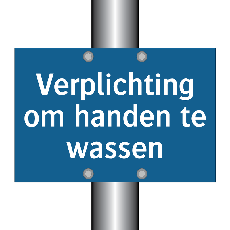 Verplichting om handen te wassen & Verplichting om handen te wassen