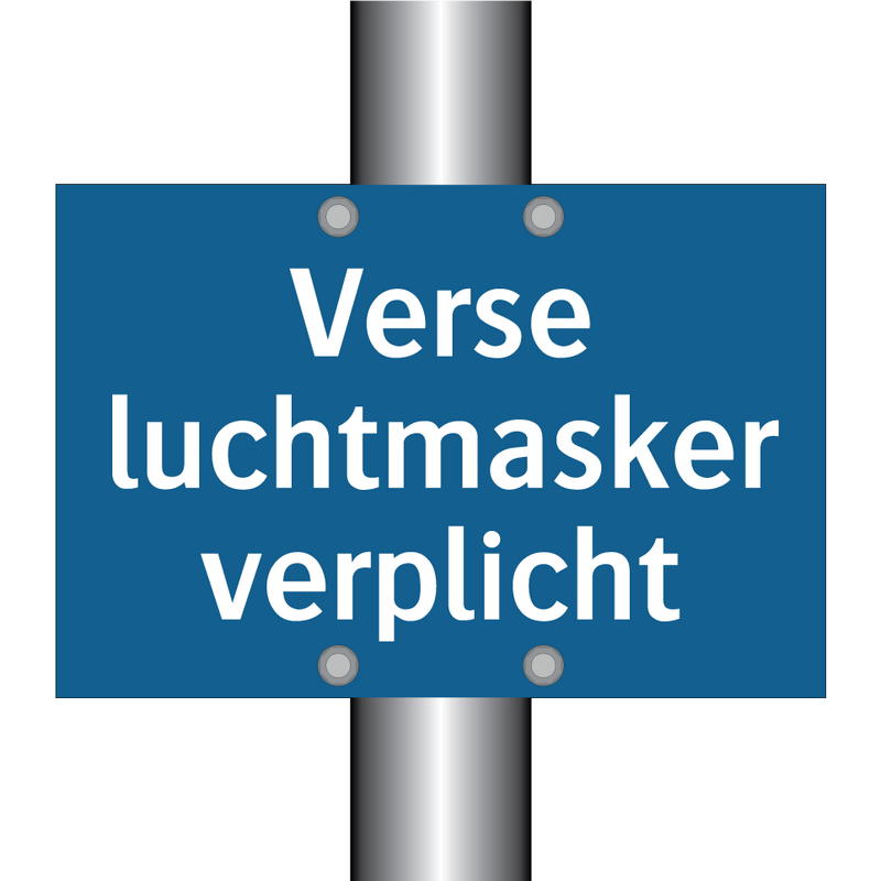 Verse luchtmasker verplicht & Verse luchtmasker verplicht & Verse luchtmasker verplicht