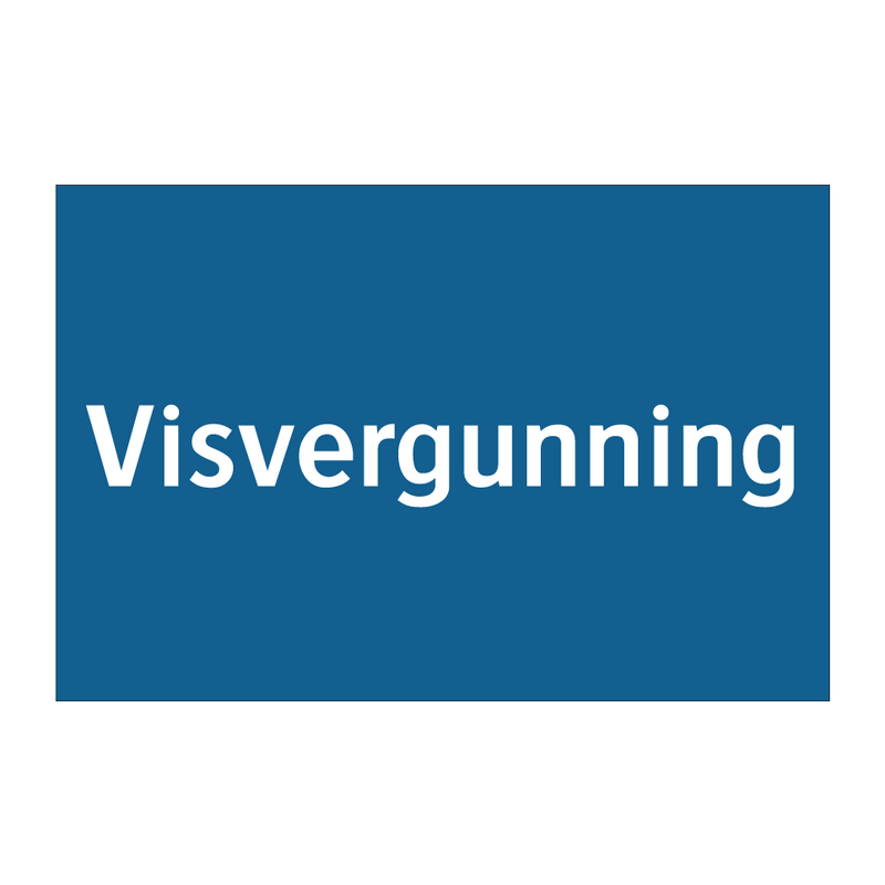 Visvergunning & Visvergunning & Visvergunning & Visvergunning & Visvergunning & Visvergunning