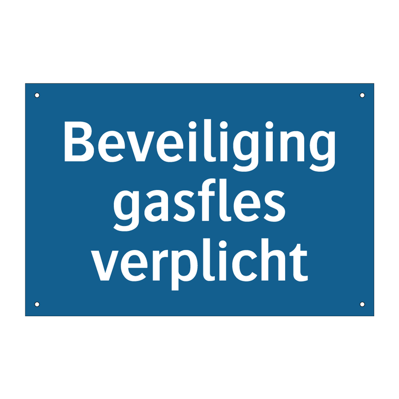 Beveiliging gasfles verplicht & Beveiliging gasfles verplicht & Beveiliging gasfles verplicht