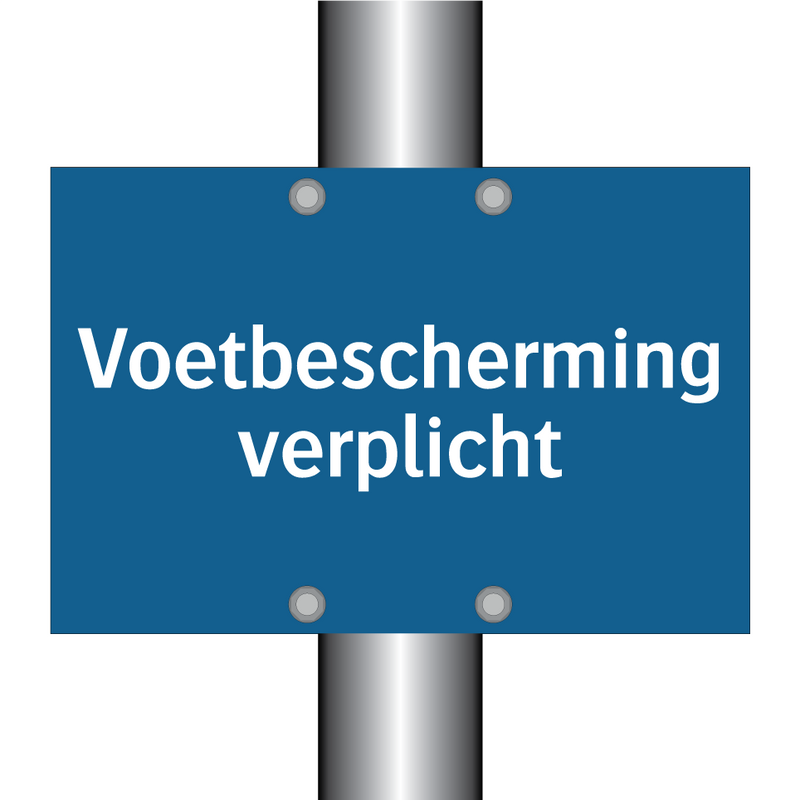 Voetbescherming verplicht & Voetbescherming verplicht & Voetbescherming verplicht