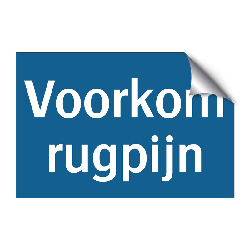 Voorkom rugpijn & Voorkom rugpijn & Voorkom rugpijn & Voorkom rugpijn