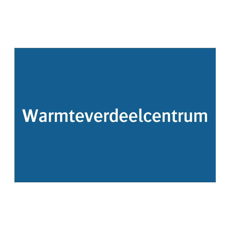 Warmteverdeelcentrum & Warmteverdeelcentrum & Warmteverdeelcentrum & Warmteverdeelcentrum