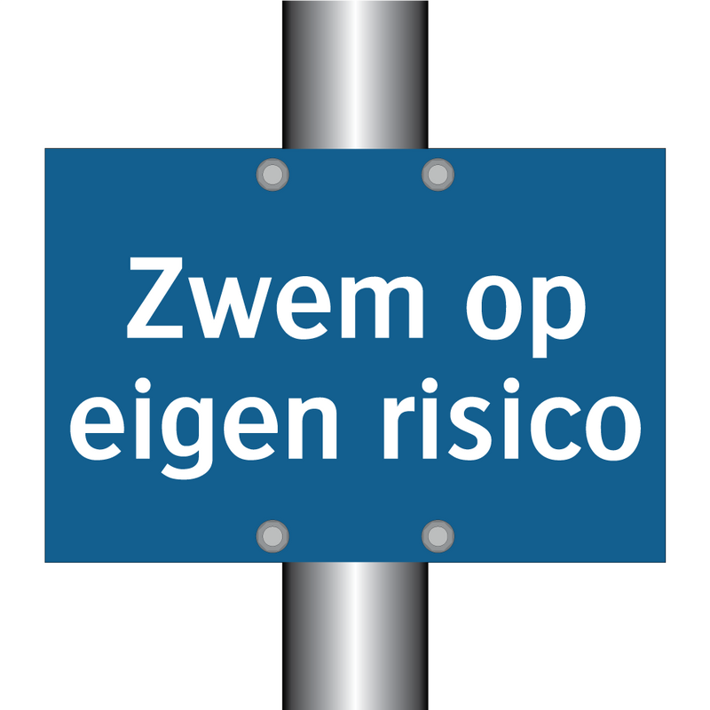 Zwem op eigen risico & Zwem op eigen risico & Zwem op eigen risico & Zwem op eigen risico