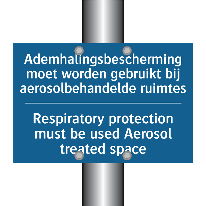 Ademhalingsbescherming moet worden /.../ - Respiratory protection must be /.../