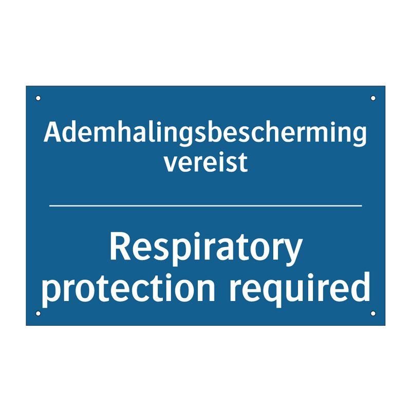 Ademhalingsbescherming vereist - Respiratory protection required /.../