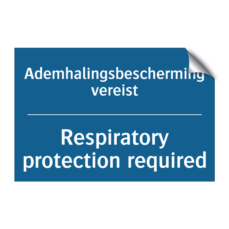 Ademhalingsbescherming vereist - Respiratory protection required /.../