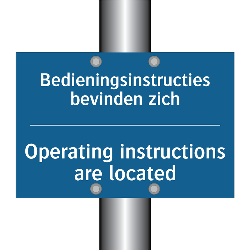 Bedieningsinstructies bevinden /.../ - Operating instructions are located /.../