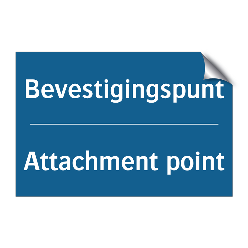 Bevestigingspunt - Attachment point & Bevestigingspunt - Attachment point