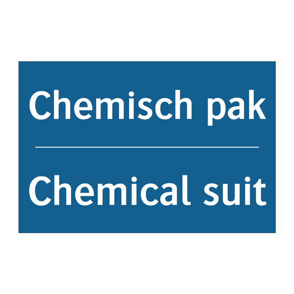 Chemisch pak - Chemical suit & Chemisch pak - Chemical suit & Chemisch pak - Chemical suit