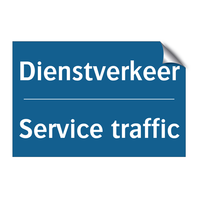 Dienstverkeer - Service traffic & Dienstverkeer - Service traffic & Dienstverkeer - Service traffic