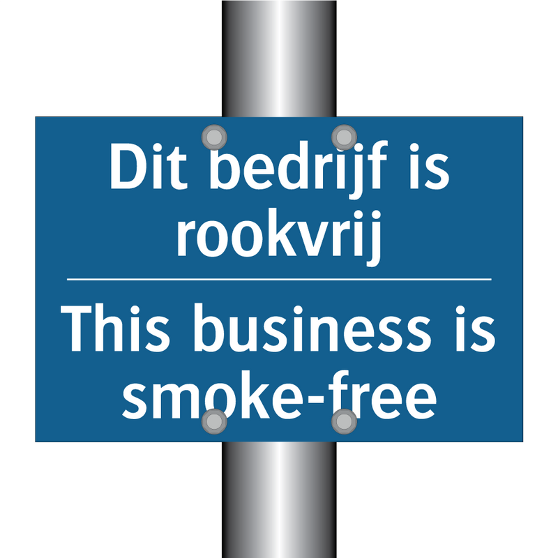 Dit bedrijf is rookvrij - This business is smoke-free