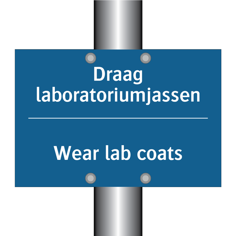 Draag laboratoriumjassen - Wear lab coats & Draag laboratoriumjassen - Wear lab coats