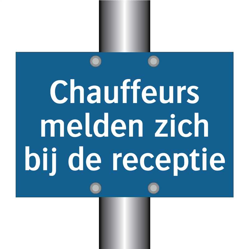 Chauffeurs melden zich bij de receptie & Chauffeurs melden zich bij de receptie