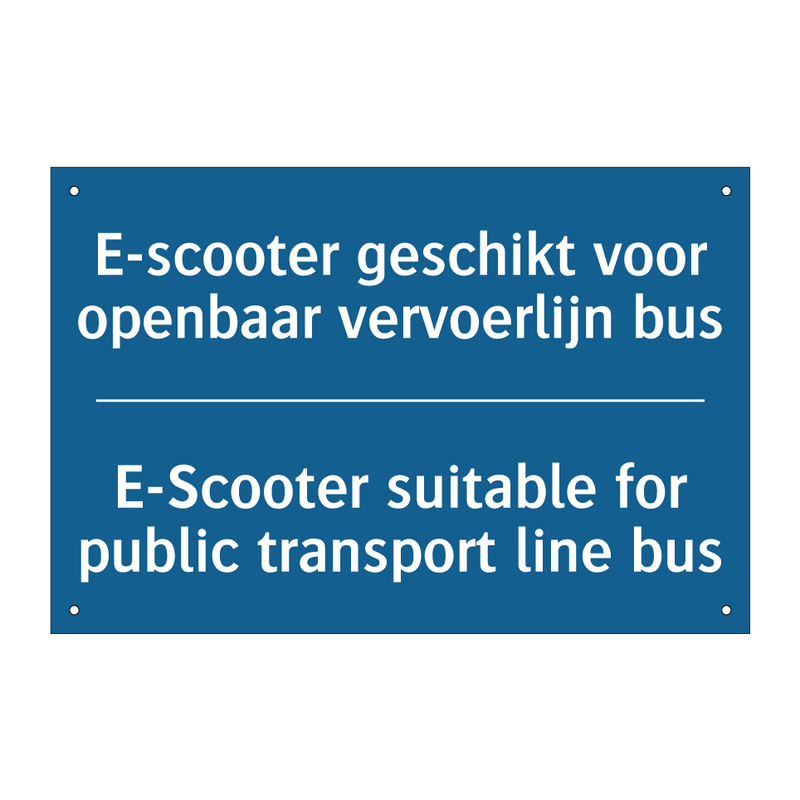 E-scooter geschikt voor openbaar /.../ - E-Scooter suitable for public /.../