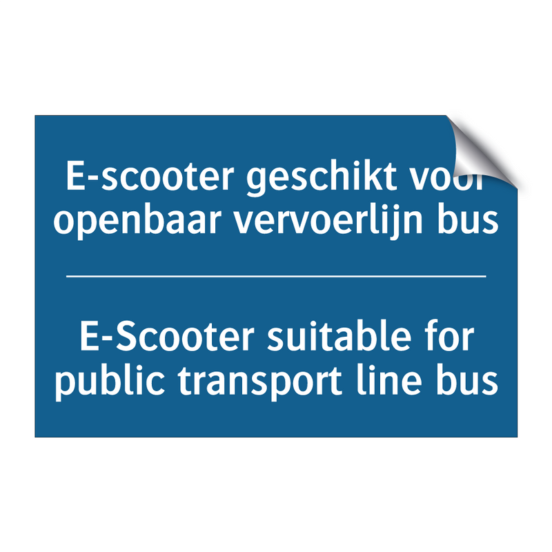 E-scooter geschikt voor openbaar /.../ - E-Scooter suitable for public /.../