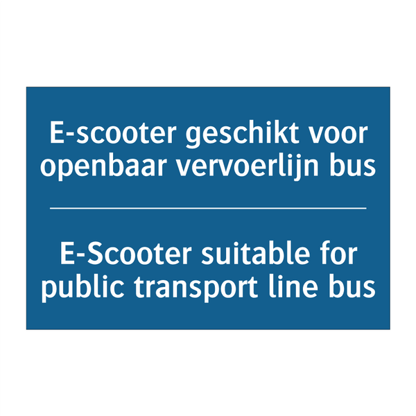 E-scooter geschikt voor openbaar /.../ - E-Scooter suitable for public /.../