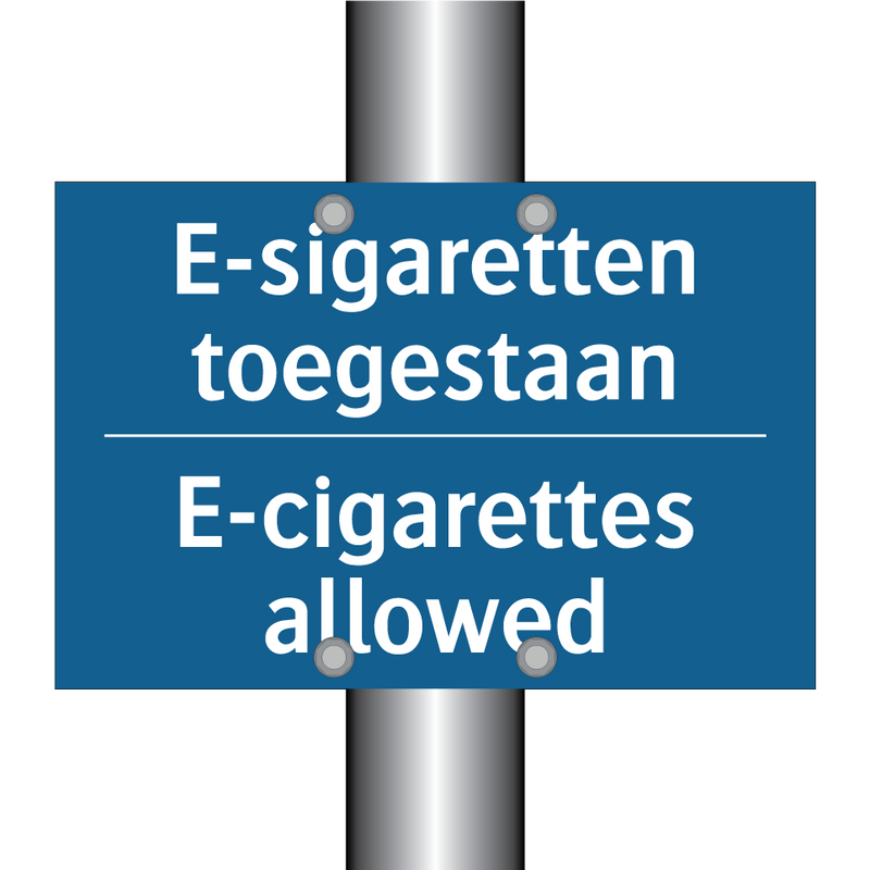 E-sigaretten toegestaan - E-cigarettes allowed & E-sigaretten toegestaan - E-cigarettes allowed