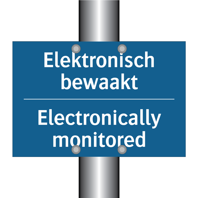 Elektronisch bewaakt - Electronically monitored & Elektronisch bewaakt - Electronically monitored