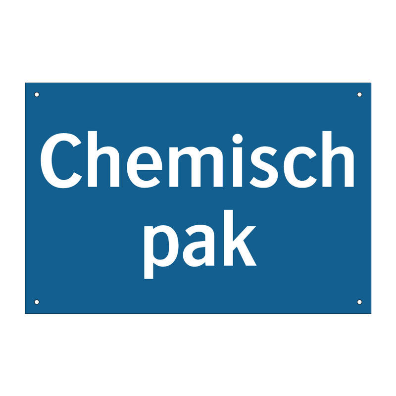 Chemisch pak & Chemisch pak & Chemisch pak & Chemisch pak & Chemisch pak & Chemisch pak