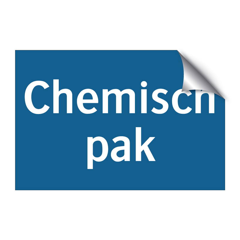 Chemisch pak & Chemisch pak & Chemisch pak & Chemisch pak