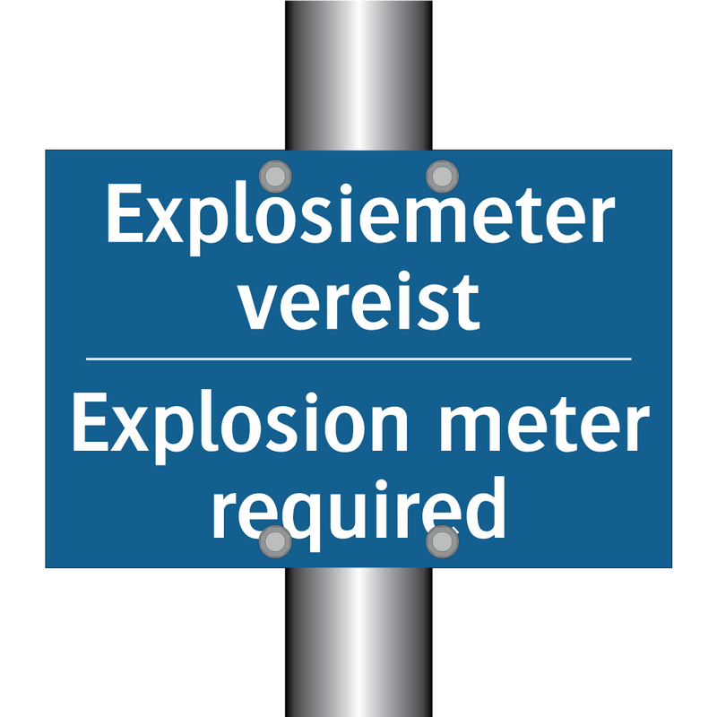 Explosiemeter vereist - Explosion meter required & Explosiemeter vereist - Explosion meter required