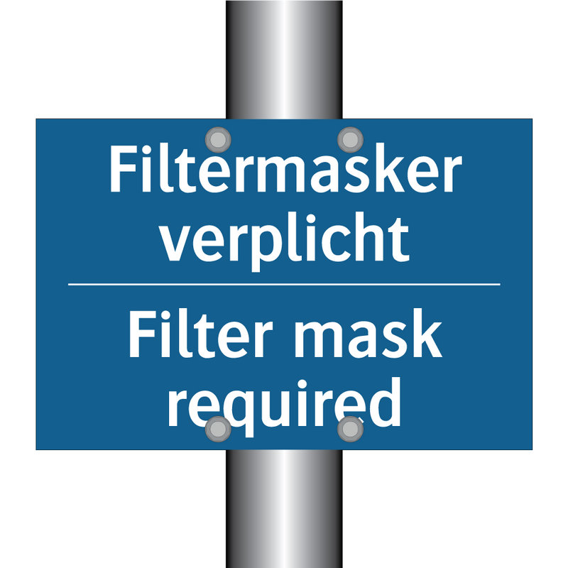 Filtermasker verplicht - Filter mask required & Filtermasker verplicht - Filter mask required