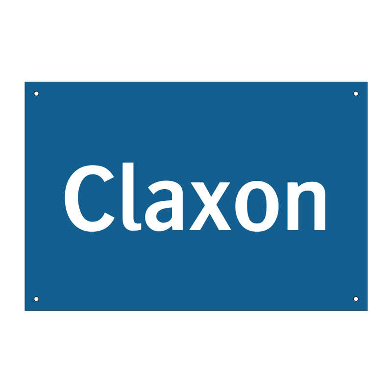 Claxon & Claxon & Claxon & Claxon & Claxon & Claxon & Claxon & Claxon & Claxon & Claxon