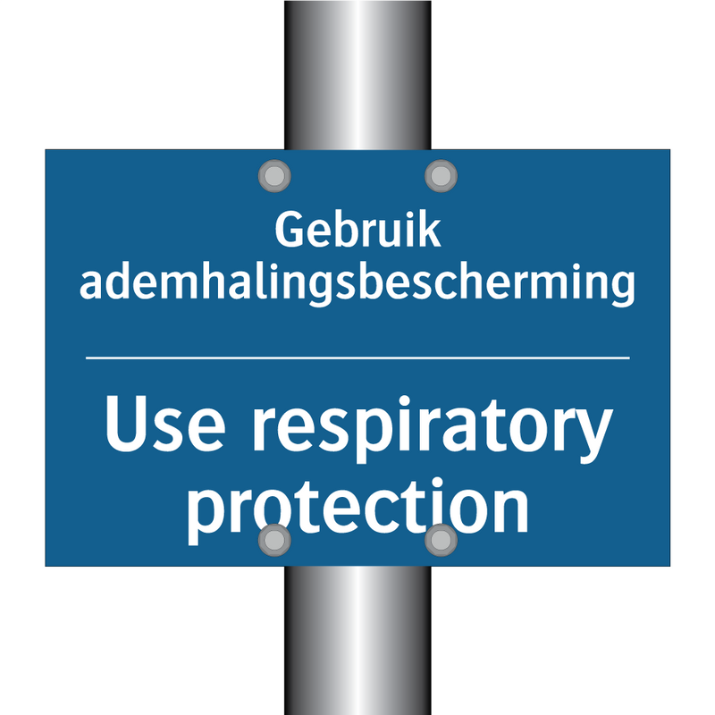 Gebruik ademhalingsbescherming - Use respiratory protection