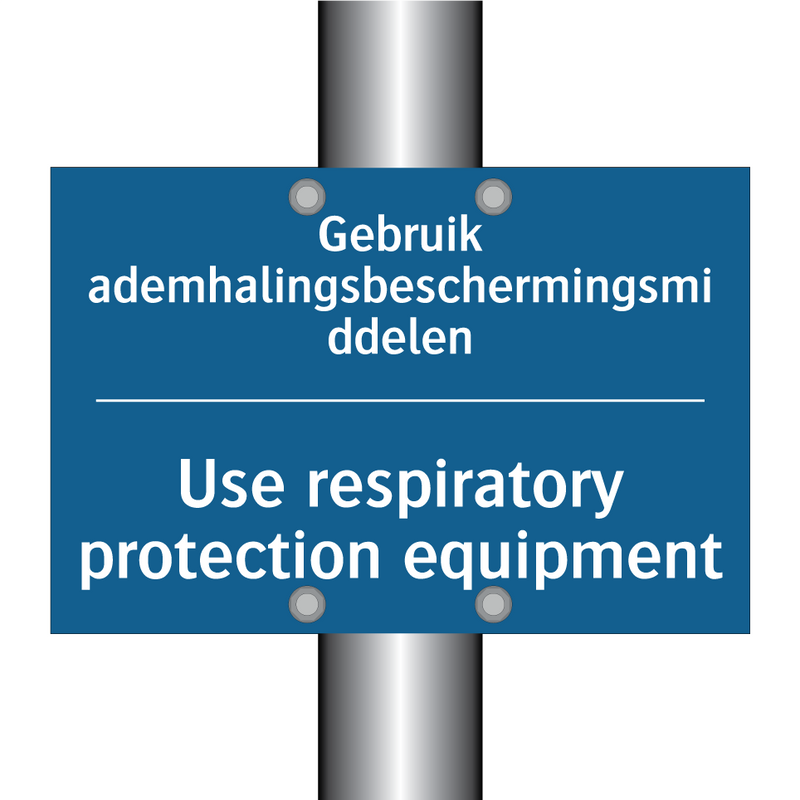 Gebruik ademhalingsbeschermingsmiddelen /.../ - Use respiratory protection equipment /.../